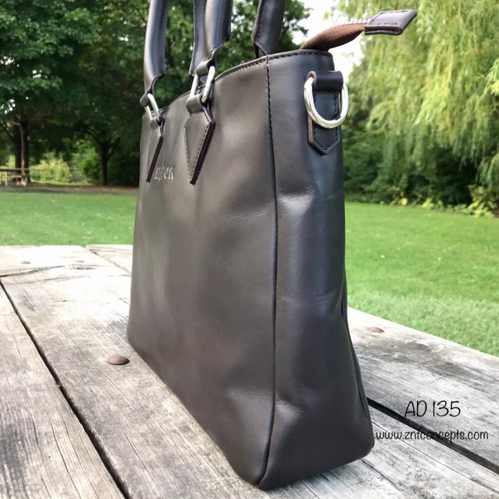 Leather Tote, women's tote bag - Picture 11 of 13